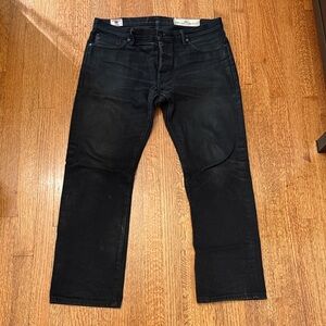 Men’s Rogue Territory Slim Straight Black Jeans- Made in USA